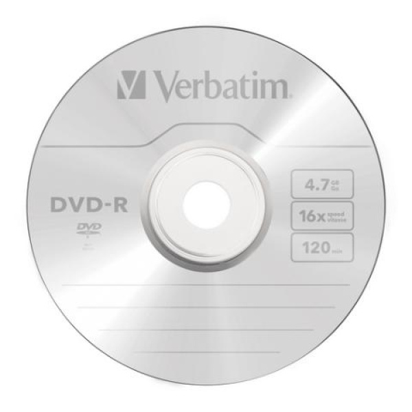 DVD-R Verbatim 16x 4.7GB jewel case