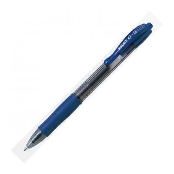 Στυλό Pilot BL-G2 1mm roller gel με κλικ grip μπλε