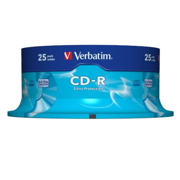 CD-R Verbatim 52x 700MB cake box 25 τεμ.