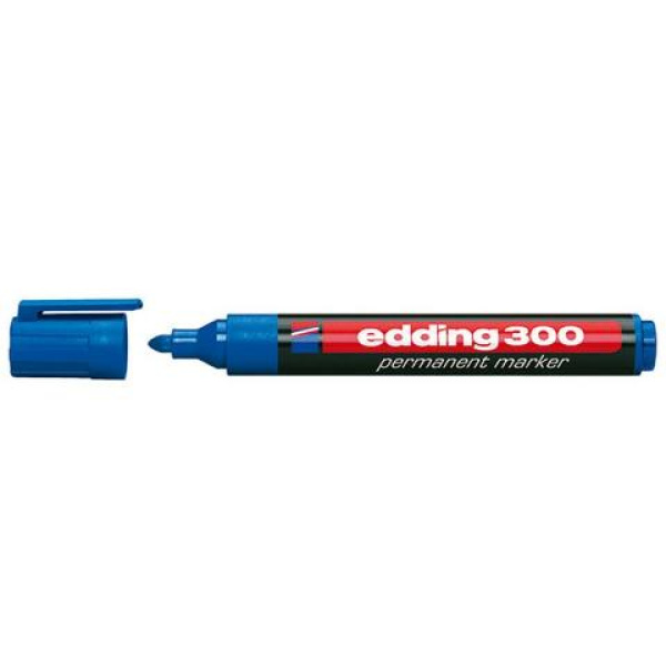 Μαρκαδόρος ανεξίτηλος Edding 300 1,5-3mm μπλε