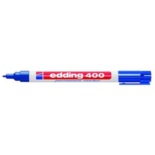 Μαρκαδόρος ανεξίτηλος Edding 400 1mm μπλε