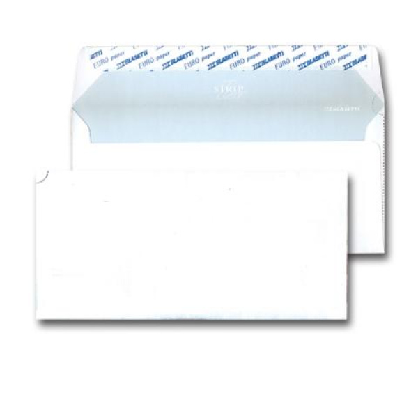 Φάκελος αλληλογραφίας 114x229 πάνω άνοιγμα με ταινία λευκός