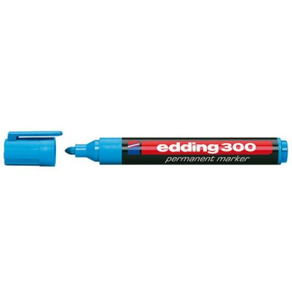 Μαρκαδόρος ανεξίτηλος Edding 300 1,5-3mm γαλάζιος
