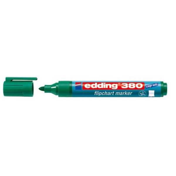 Μαρκαδόρος flipchart Edding 380 1-3mm πράσινος