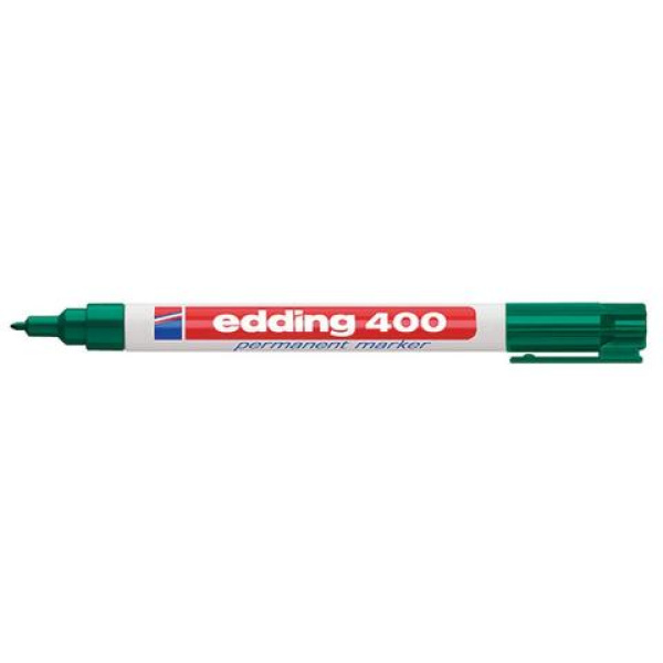 Μαρκαδόρος ανεξίτηλος Edding 400 1mm πράσινος