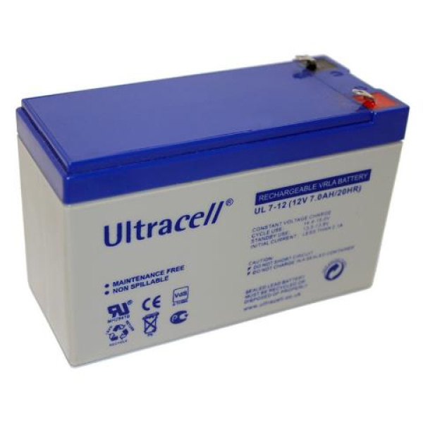Μπαταρία Ultracell UPS (μολύβδου) 12V 7Ah