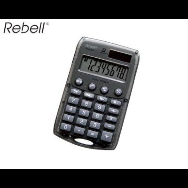 Αριθμομηχανή Rebell Starlet-SS 8 ψηφίων γκρι