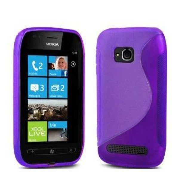 Θήκη κινητού για Nokia N710 S line purple