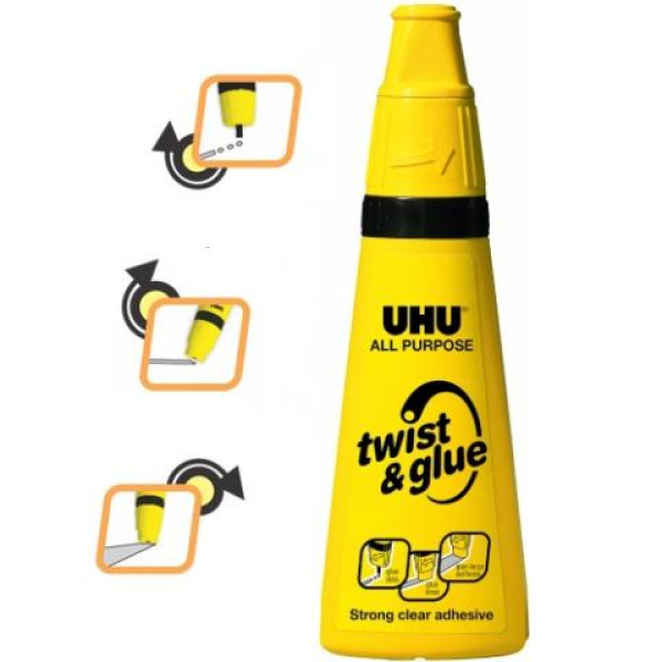 Κόλλα UHU Twist & Glue 90ml