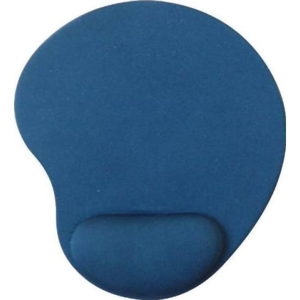 Mousepad Gembird wrist rest gel blue