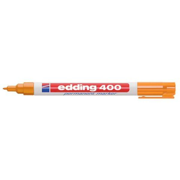 Μαρκαδόρος ανεξίτηλος Edding 400 1mm πορτοκαλί
