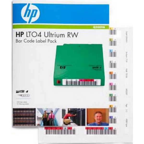 Bar code label pack HP Q2009A LTO-4 RW Ultrium RW