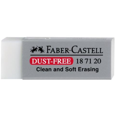 Γομολάστιχα Faber Castell 187120 dust free λευκή μεγάλη