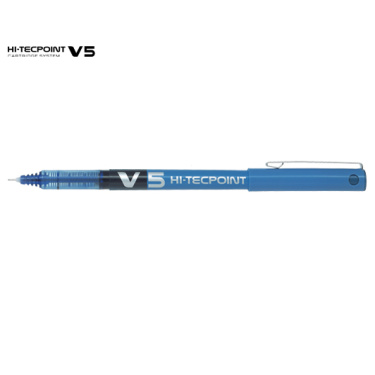 Στυλό Pilot Hi-tecpoint V5 0,5mm needle με καπάκι μπλε